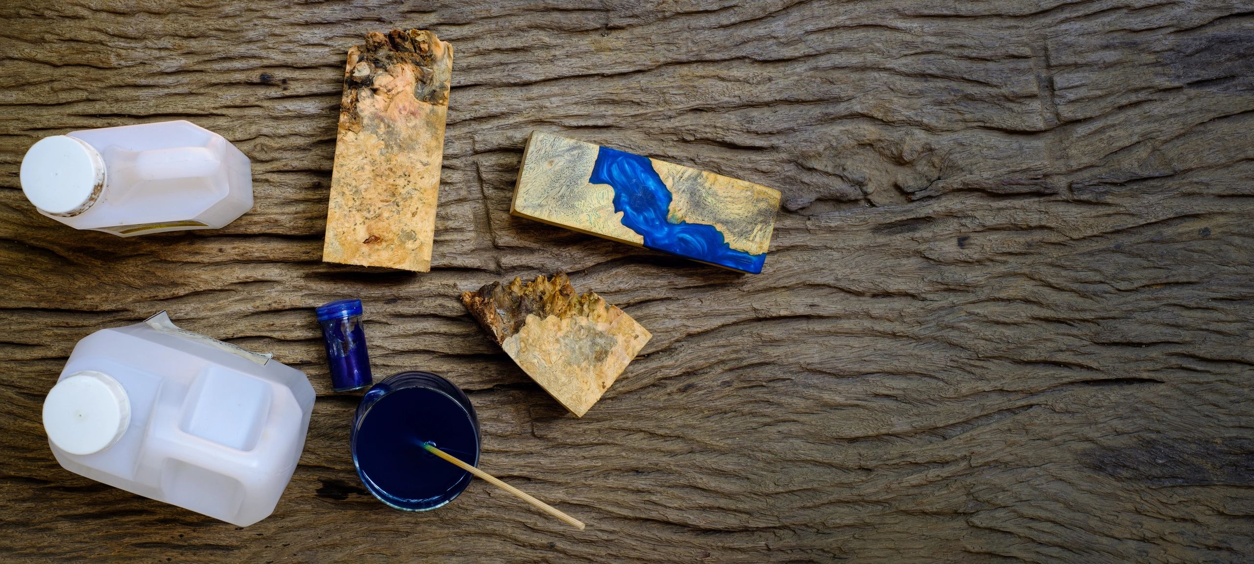 Gift-ready resin art pieces